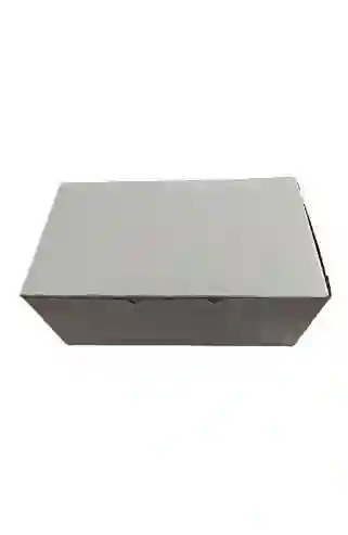 Caja Blanca 1/2 Brazo Tronco Tortas 20x11x9 X 5 Unidades