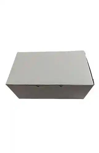 Caja Blanca 1/2 Brazo Tronco Tortas 20x11x9 X 5 Unidades