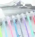 Boligrafo Esfero Tipo Resaltador Mina Delgada Colores Surtidos