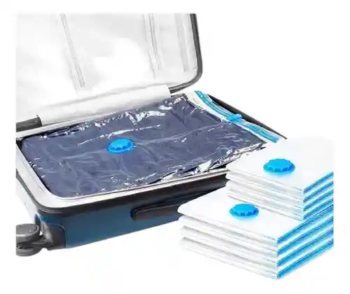 Bolsas Al Vacío Para Empaque De Ropa Incluye Bomba De Succión