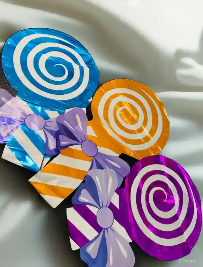 Bombas Globos Diseño De Dulce Caramelo Paleta Para Decoracion De Fiestas Niño O Hombre O Mujer