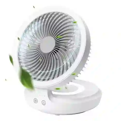 Ventilador Oscilante Recargable De 4 Velocidades