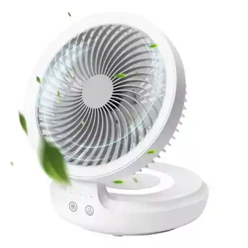 Ventilador Oscilante Recargable De 4 Velocidades