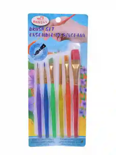 Pincel Colores X6