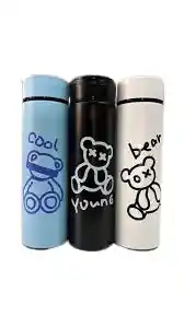 Termo Acero Inoxidable 500ml Kawaii Cute Estilo Oso