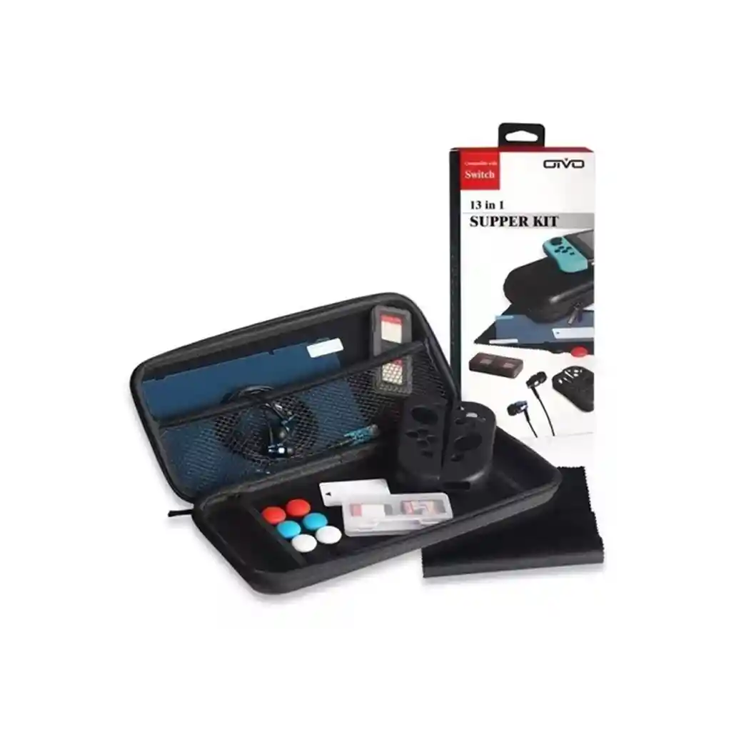 Estuche Kit 13 En 1 Nintendo Switch Y Compatible Con Oled.