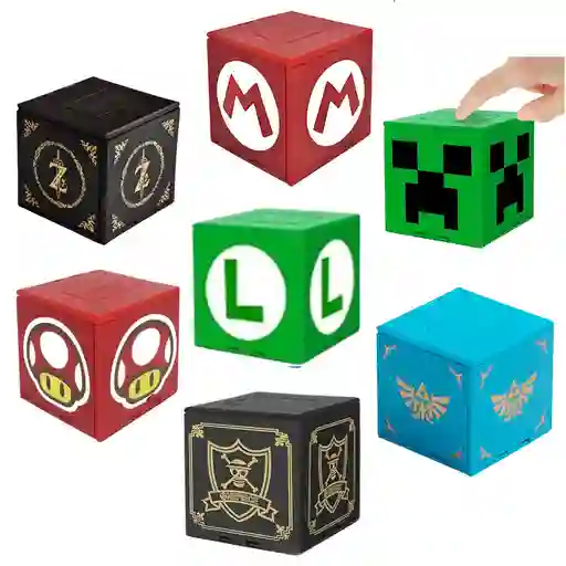 Cubo Portajuegos Compatible Con Switch 16 Cartuchos