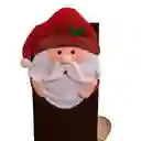 Espaldar De Silla Diseño Navideño Papá Noel Brillante