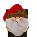 Espaldar De Silla Diseño Navideño Papá Noel Rayas