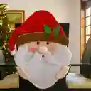 Espaldar De Silla Diseño Navideño Papá Noel Rayas