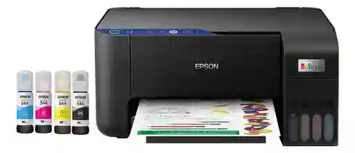 Impresora Multifunción A Color Epson Ecotank L3251 Con Wifi Negro