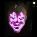 Hallowen Mascara Con Luz Led Calabera