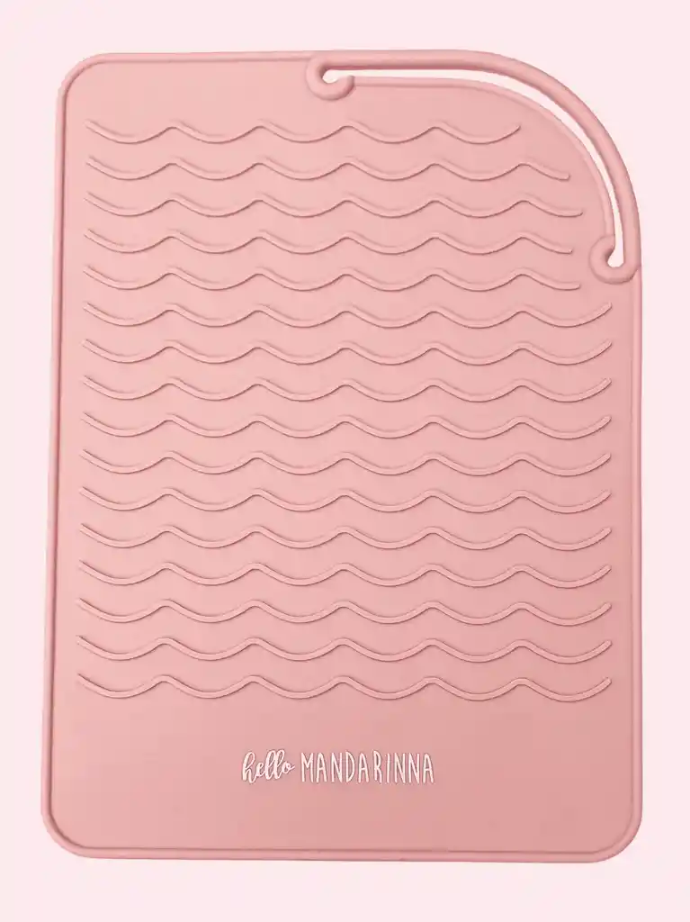 Tapete Silicona Protector De Calor Para Plancha Y Rizadora