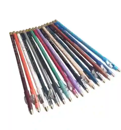 Lapiz Delineador De Colores Con Sacapuntas Surtido
