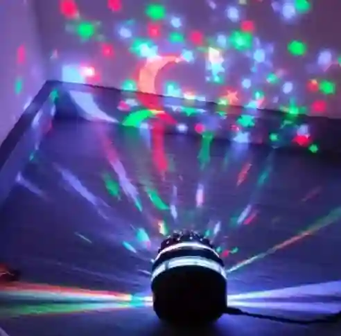 Proyector Mini Con Diseño De Estrellas Luz Nocturna