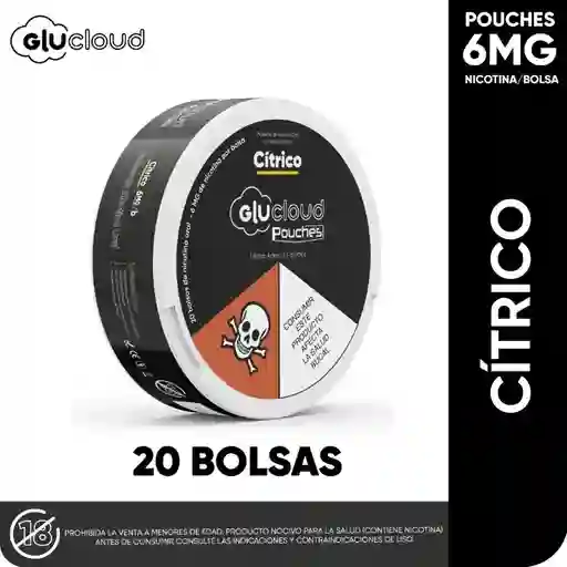 Pouches Glucloud - Citrico 6mg