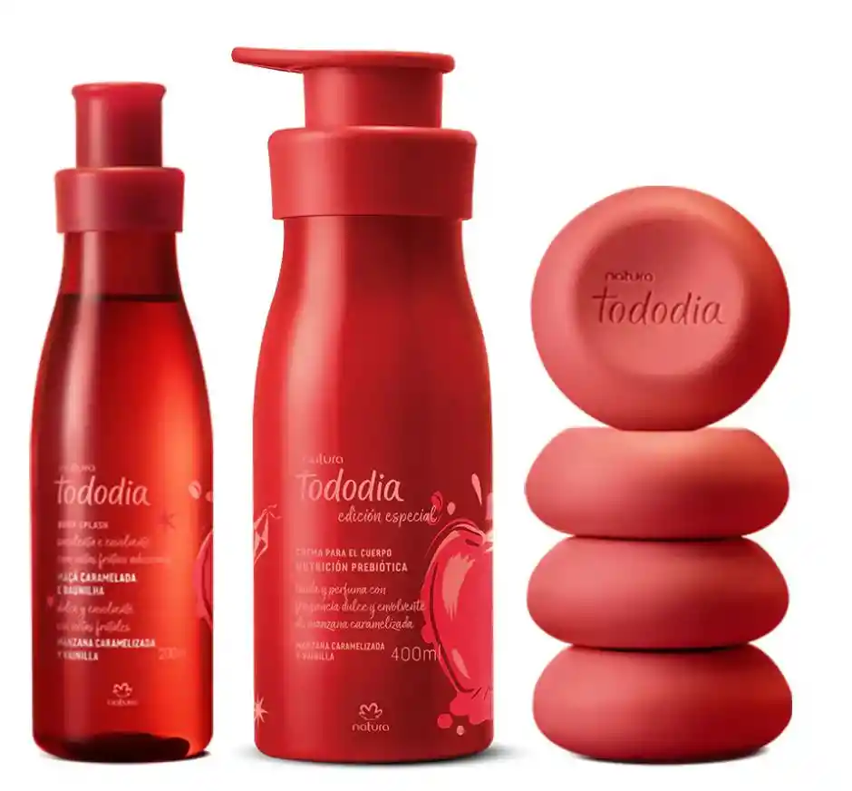 Kit Cuidados Diarios Tododía Manzana Caramelizada Y Vainilla