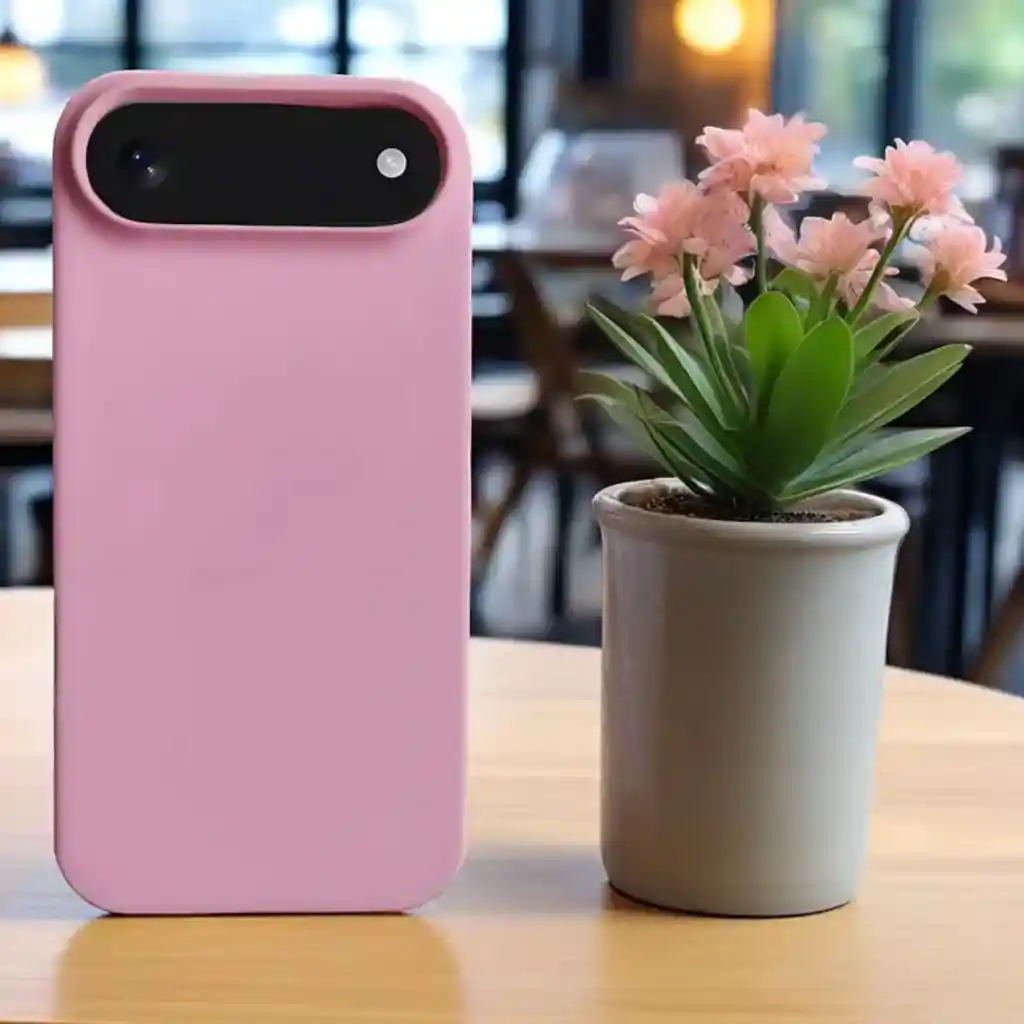 Estuche Silicona Rosado Iphone 17 Air