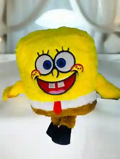 Juguete Muñeco Peluche Diseño Bob Esponja Para Niño Hombre O Mujer 22 Cm Aprox