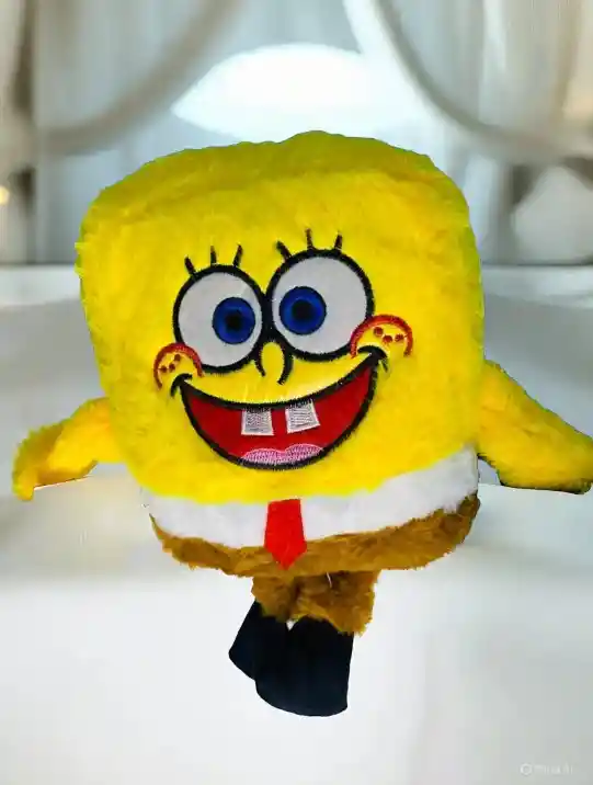 Juguete Muñeco Peluche Diseño Bob Esponja Para Niño Hombre O Mujer 22 Cm Aprox