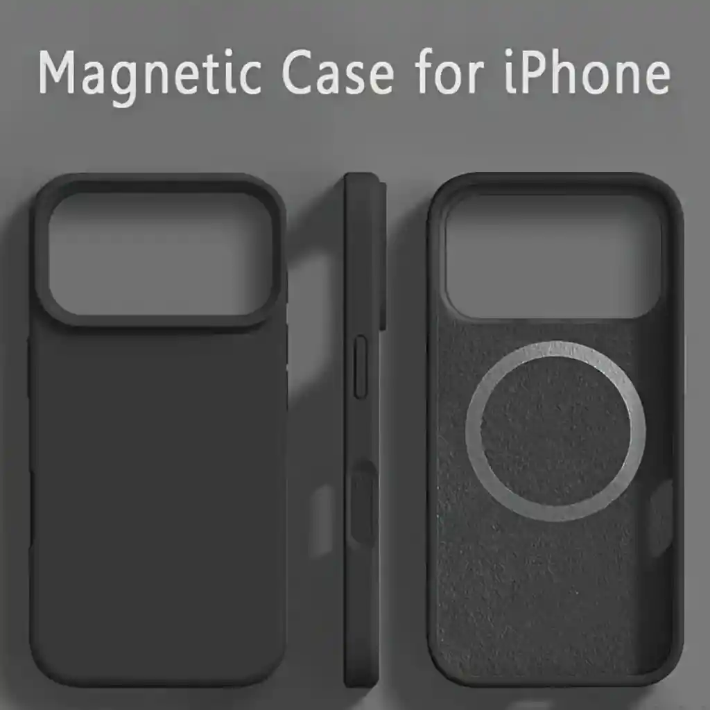 Estuche Silicona Negro Iphone 17 Pro Max
