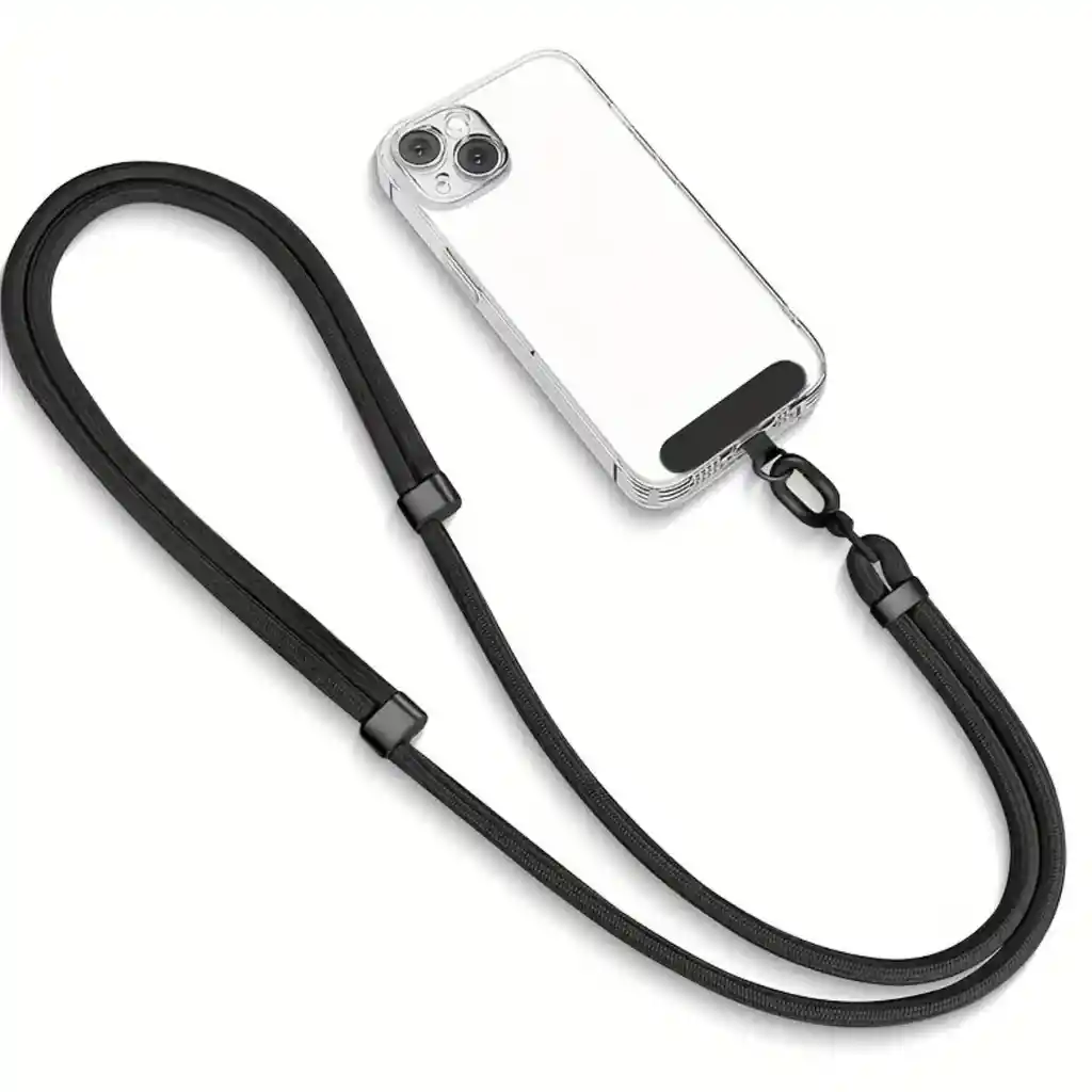Correa Ajustable Larga Para Celular Negra