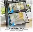 Organizador Escurridor De Loza Con Cajón Y Puertas Abatibles