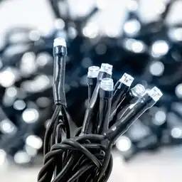 Luces De Navidad X100 Led Expressions Funciones Blanco