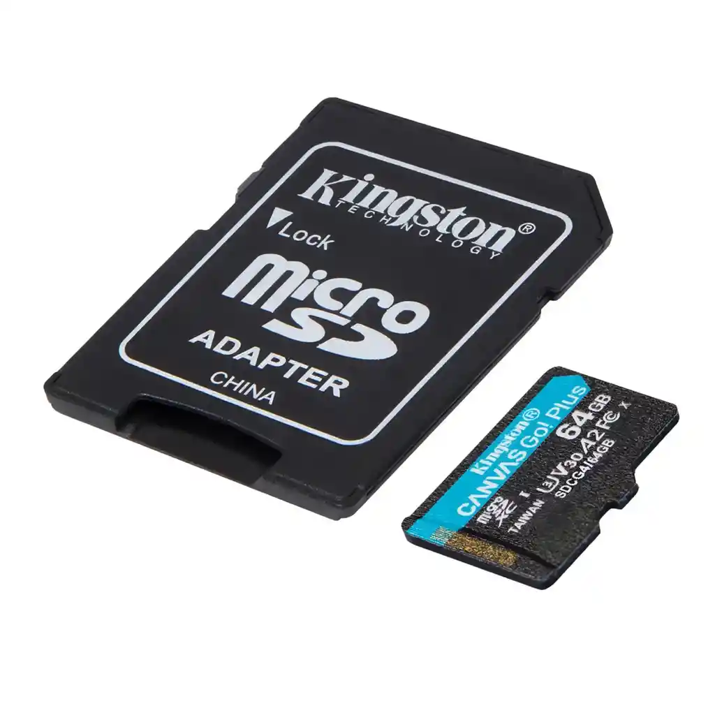 Tarjeta De Memoria Micro Sd Kingston 64gb Canvas Go Plus V30