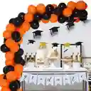 Globo Surtido Halloween Negro Y Naranja Fashion R12 (bolsa X 50 Unidades)