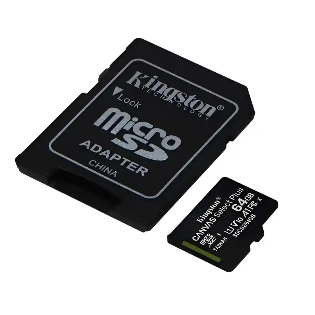 Tarjeta De Memoria Micro Sd Kingston De 64gb Canvas Select