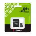 Tarjeta De Memoria Micro Sd Kingston De 64gb Canvas Select