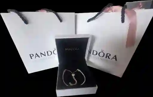 Pulsera Pandora Moments Broche Deslizante Corazón Circonitas Pave Original
