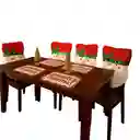 Setx4 Espaldar De Silla Diseño Navideño Papá Noel