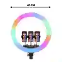 Aro De Luz Led 45cm Mj45 + Trípode + 3 Bases Celular + Control
