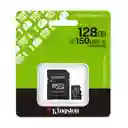 Tarjeta De Memoria Micro Sd Kingston De 128 Gb 150mbs Clas10