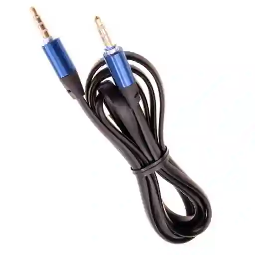 Cable Auxiliar Plano 1 Metro – Jack 3.5 Mm A 3.5 Mm