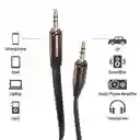 Cable Auxiliar Plano 1 Metro – Jack 3.5 Mm A 3.5 Mm