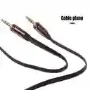 Cable Auxiliar Plano 1 Metro – Jack 3.5 Mm A 3.5 Mm