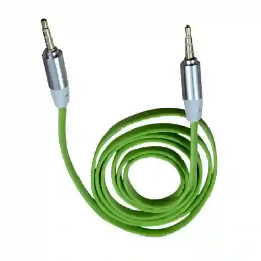 Cable Auxiliar Plano 1 Metro – Jack 3.5 Mm A 3.5 Mm