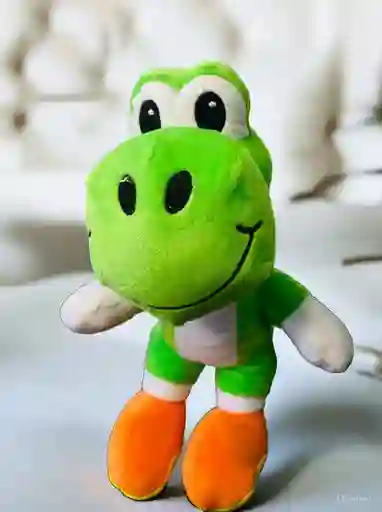 Juguete Muñeco Peluche Diseño Videojuego Mario Personaje Yoshi Para Niño Hombre O Mujer 31 Cm Aprox