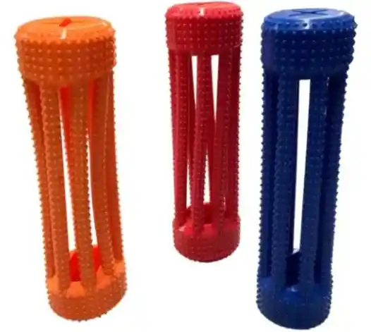 Juguete Limpia Dientes Masticable En Plastico Para Mascota En Forma De Tubo Para Perros Y Gatos
