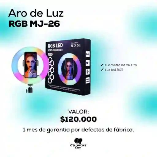 Aro De Luz Rgb Mj-26