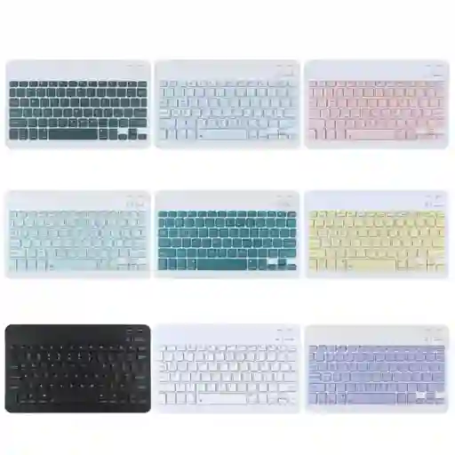 Teclado Inalámbrico Colores Varios Bt030