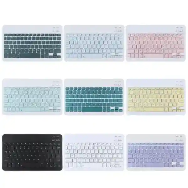 Teclado Inalámbrico Colores Varios Bt030
