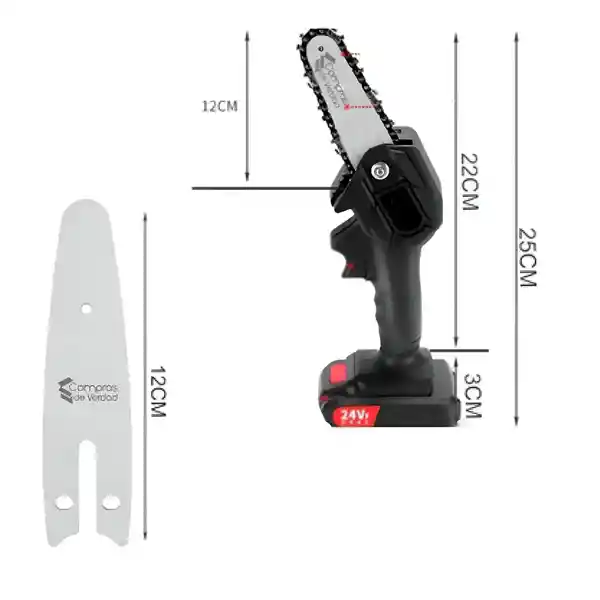 Mini Motosierra De Mano Portátil 24v