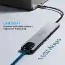 Adaptador Usb C 8 En 1 Multipuerto Ethernet Concentrador Multiplicador Rj45