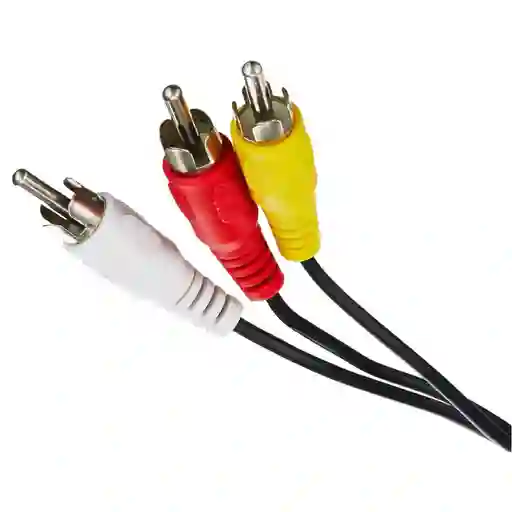 Cable 3 Rca (video Compuesto + Audio) 1,50 M