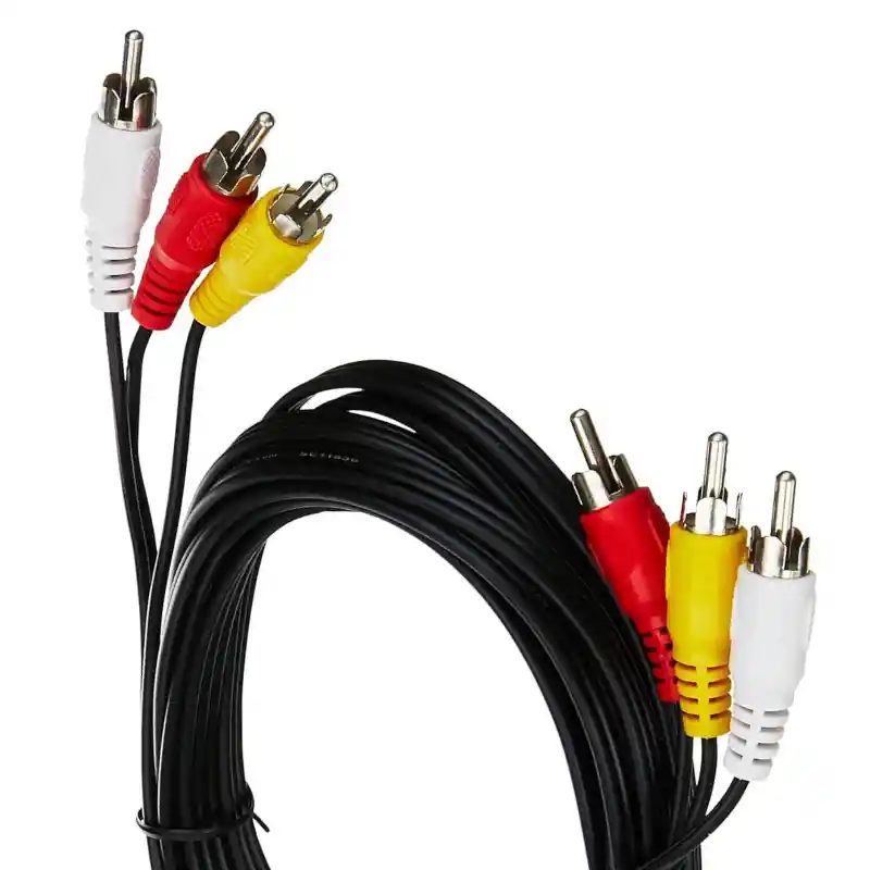 Cable 3 Rca (video Compuesto + Audio) 1,50 M