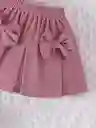 Conjunto Para Bebé Vestido 6-9 M Estampado De Corazón Y Falda